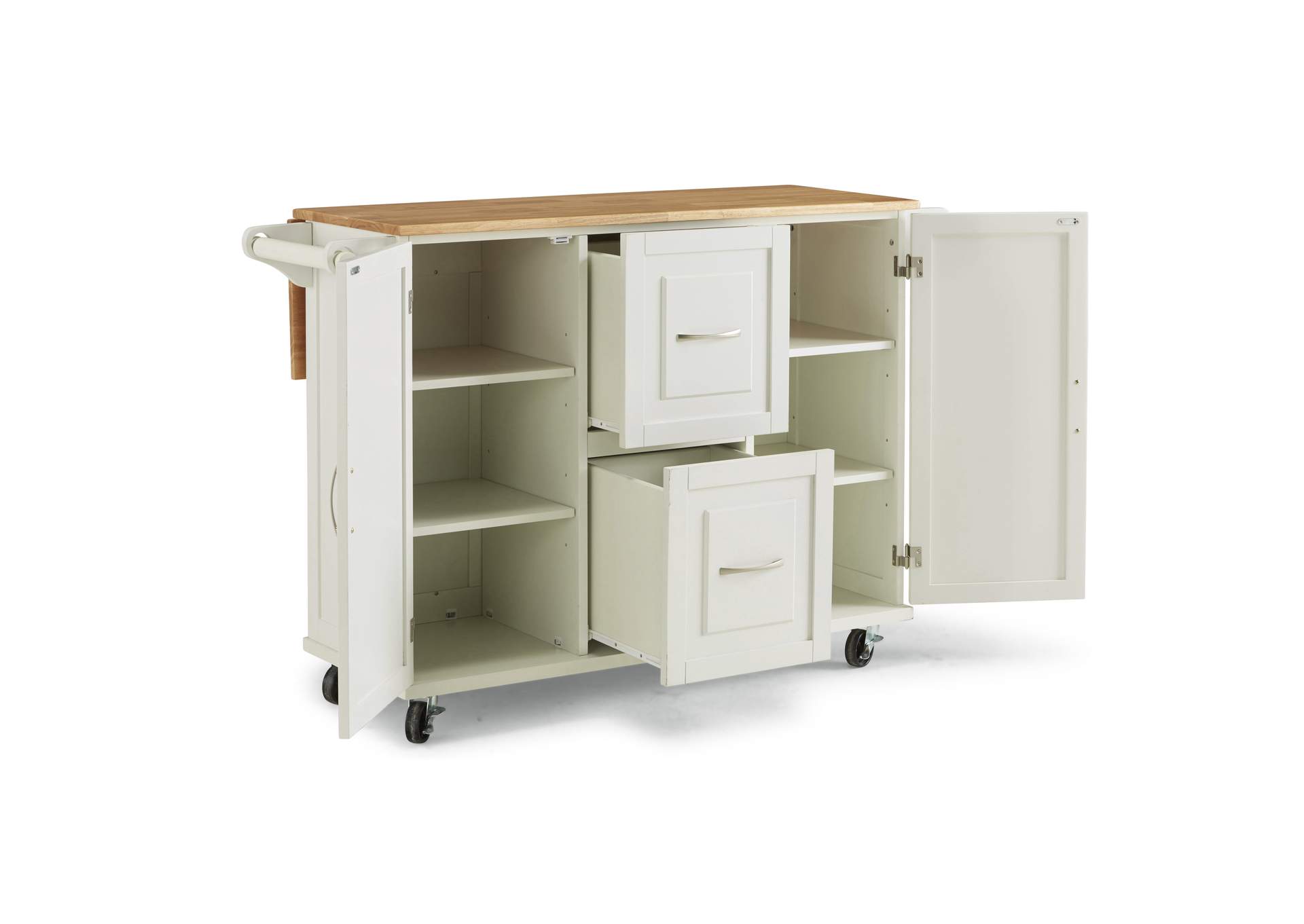 Blanche Kitchen Cart By Homestyles,Homestyles