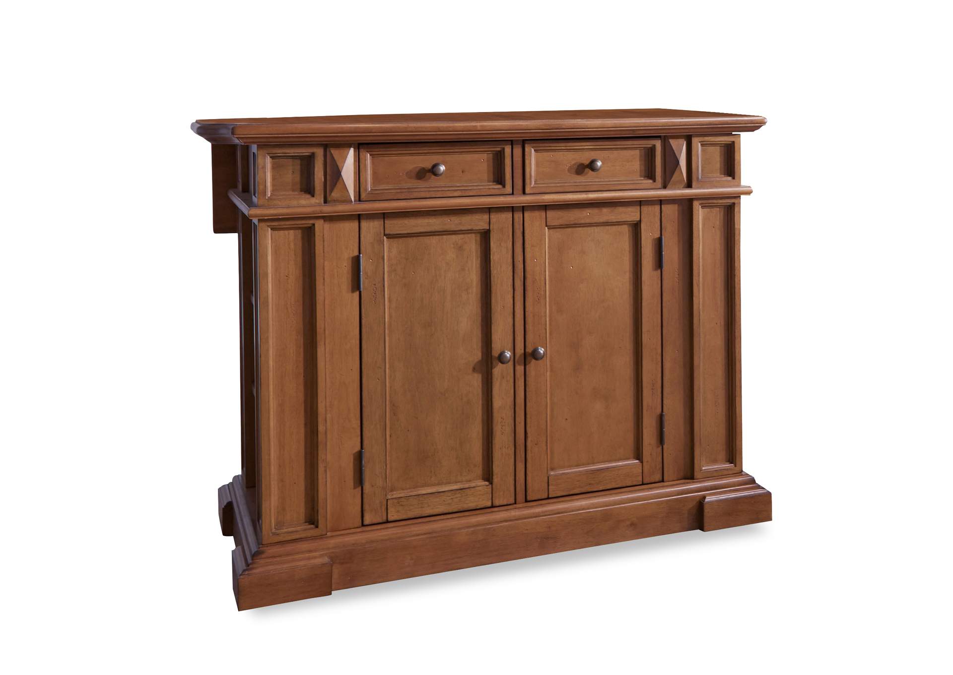 Montauk Brown Kitchen Island,Homestyles