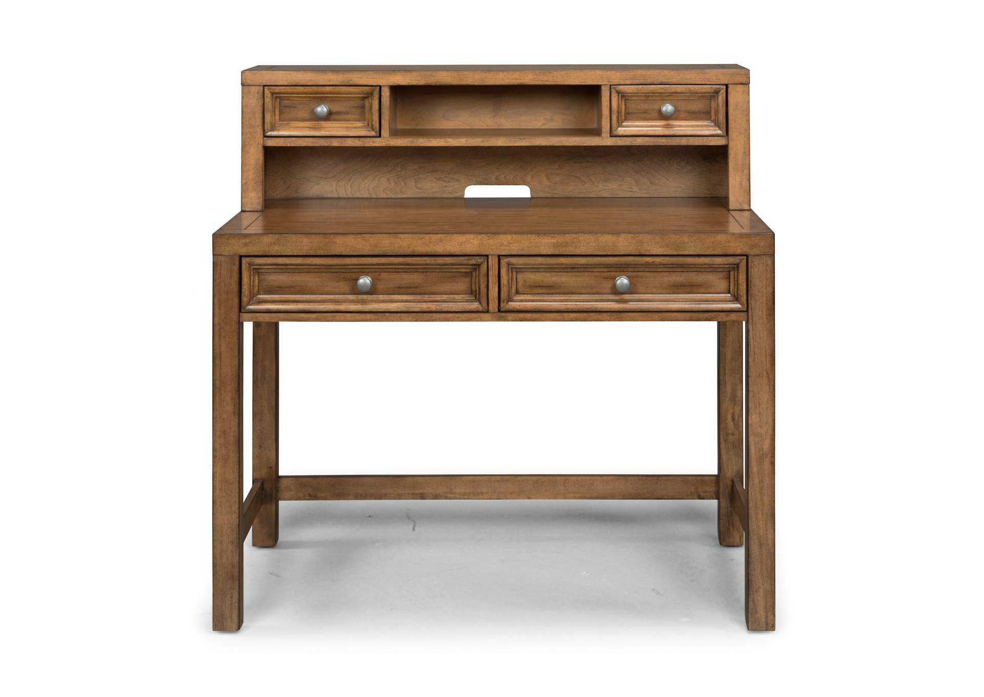 Tuscon Brown Desk with Hutch,Homestyles