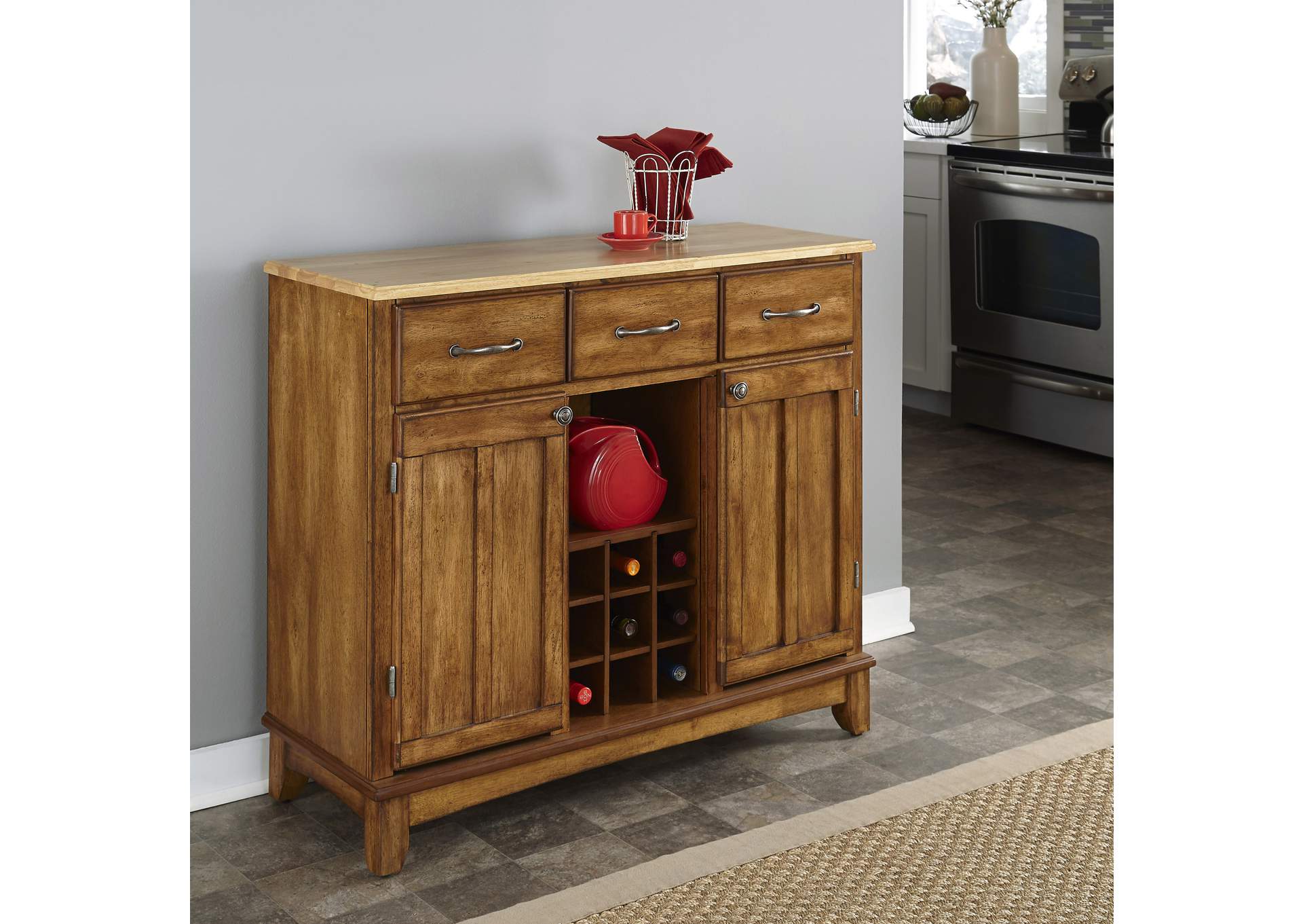 Hampton Brown Buffet,Homestyles