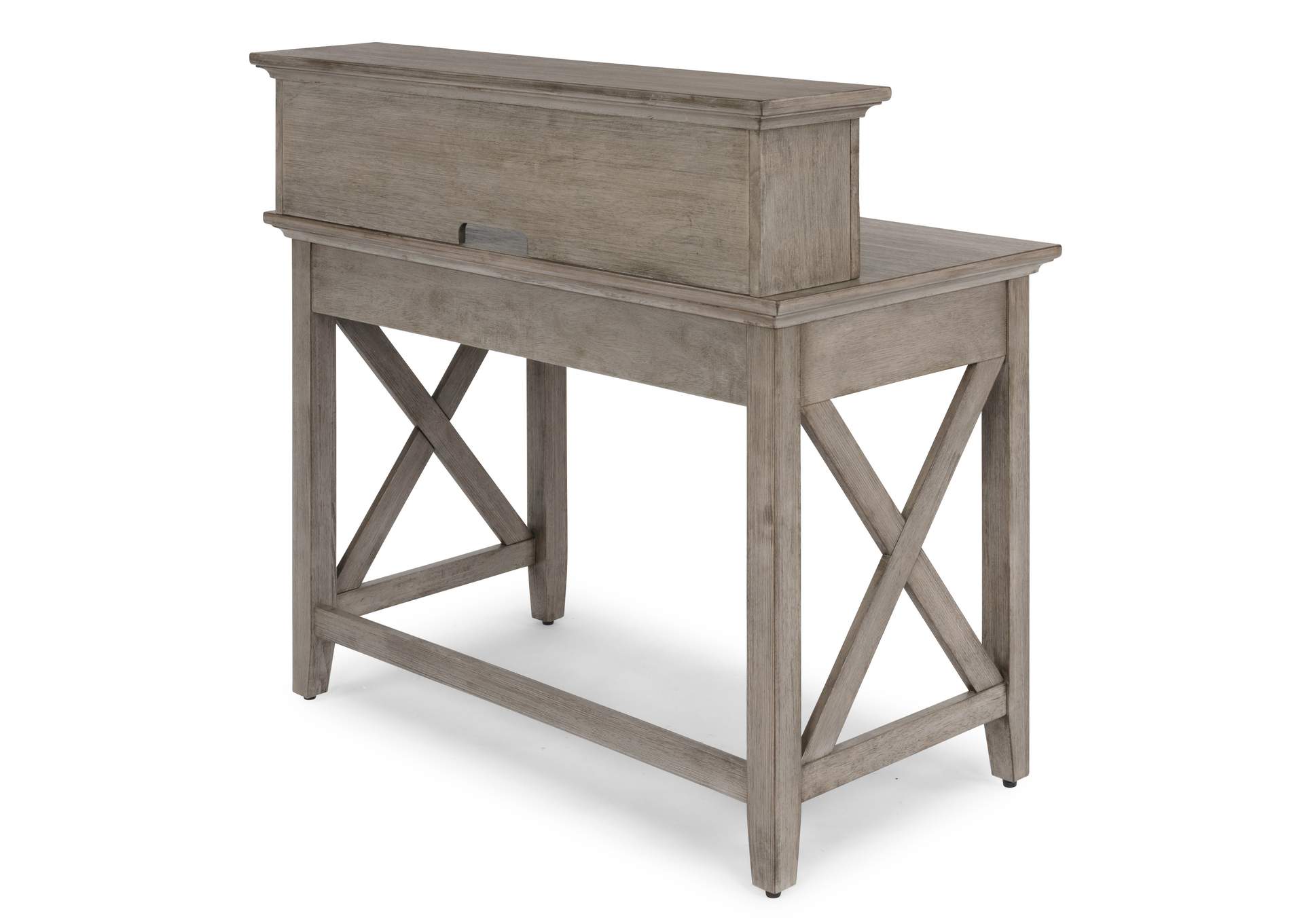 Walker Gray Desk with Hutch,Homestyles