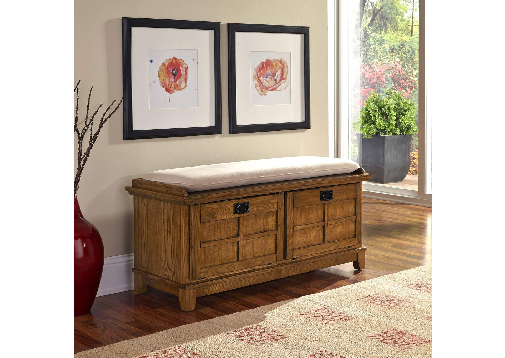 Lloyd Storage Bench By Homestyles,Homestyles