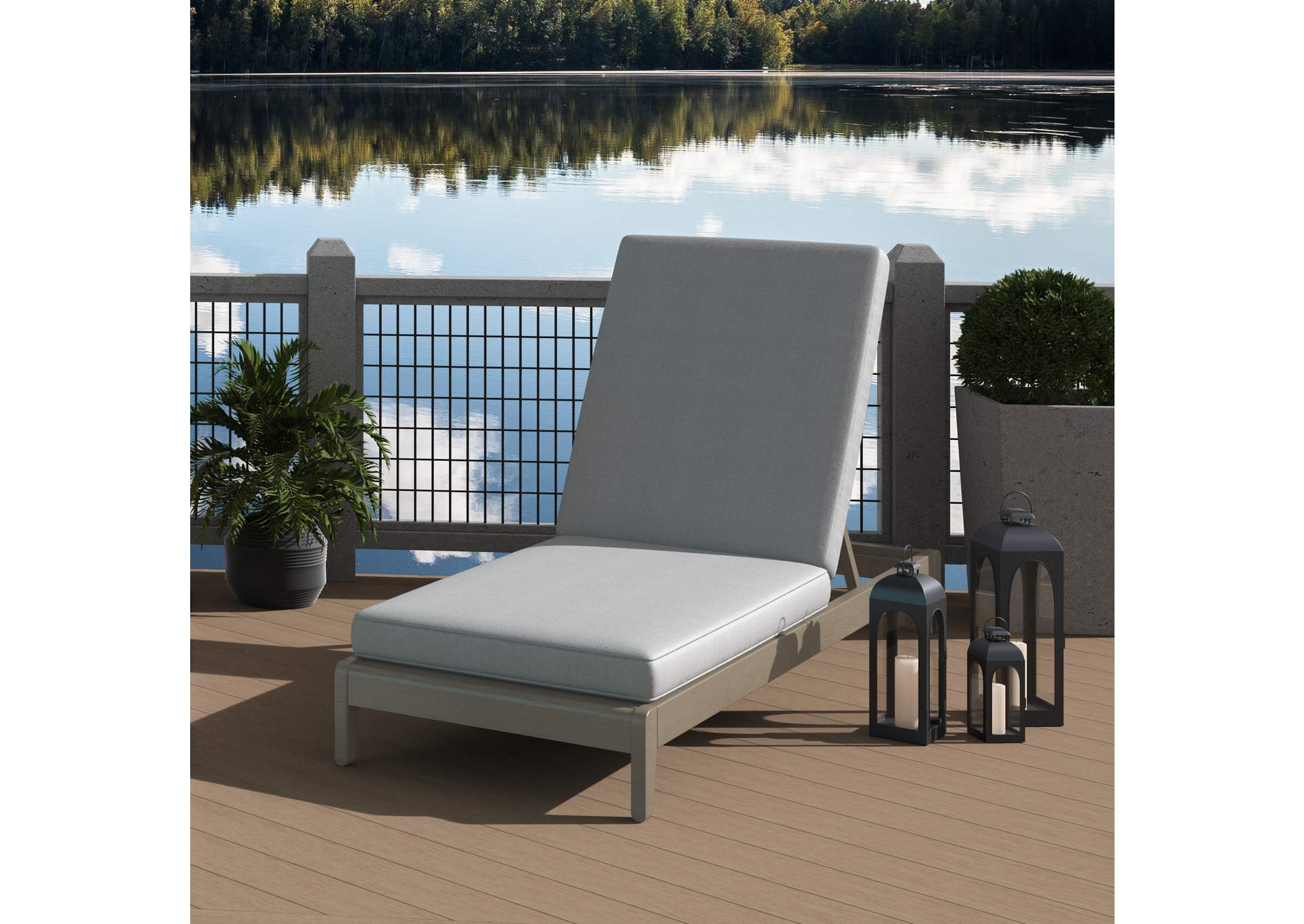 Sustain Outdoor Chaise Lounge By Homestyles,Homestyles