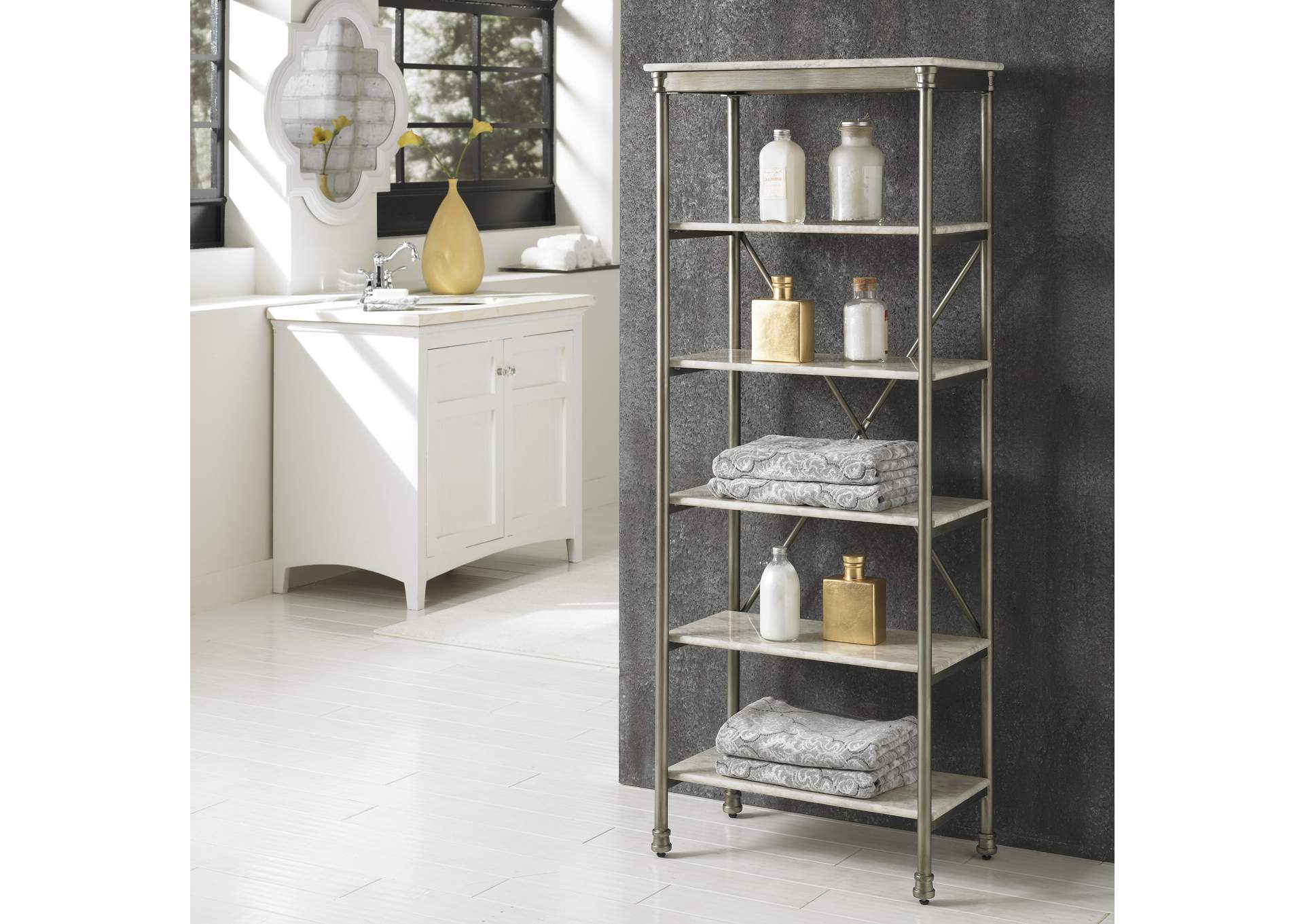 Orleans Six Tier Shelf By Homestyles,Homestyles