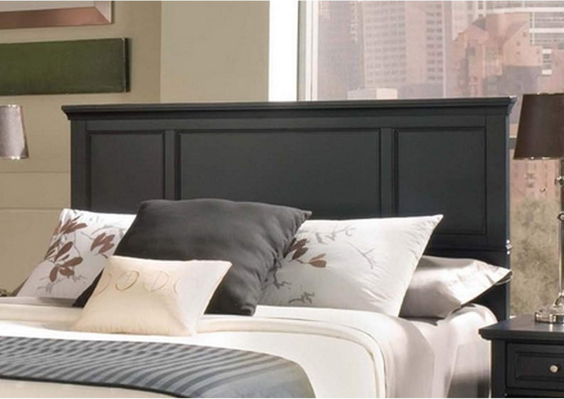 Ashford Black King Headboard,Homestyles