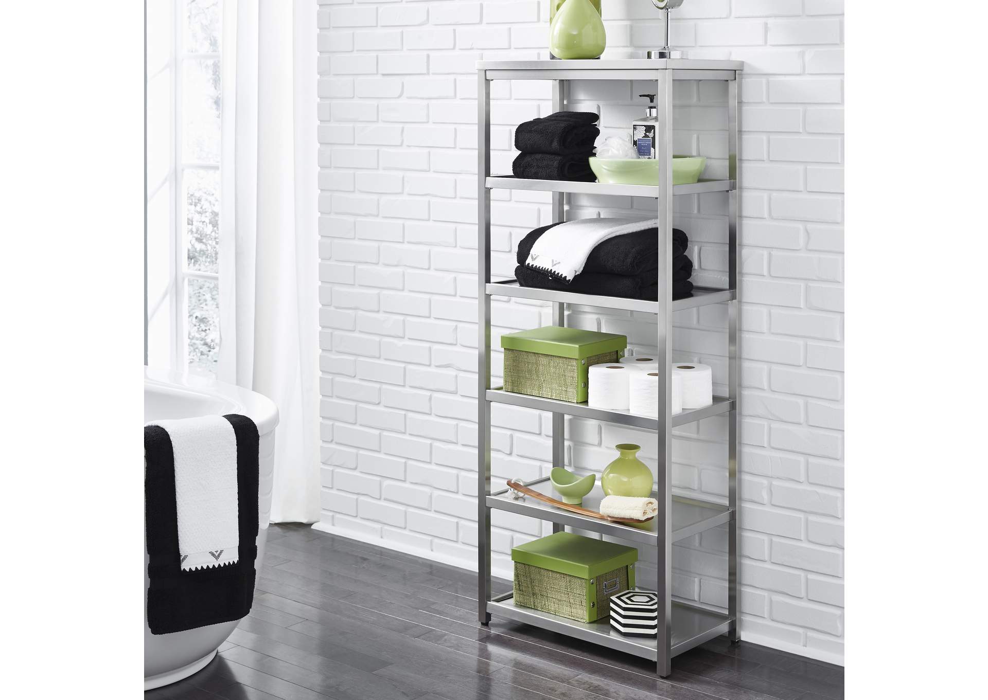 Bold Six Tier Shelf By Homestyles,Homestyles