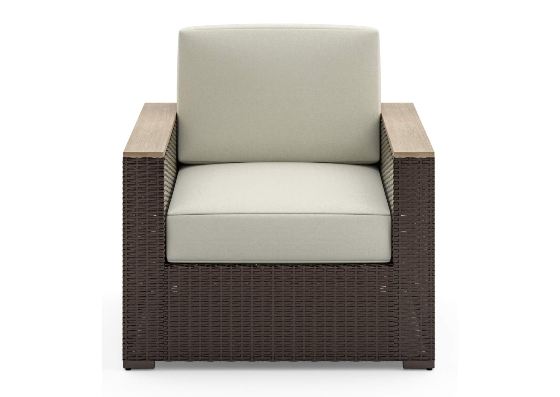 Palm Springs Brown Outdoor Arm Chair,Homestyles