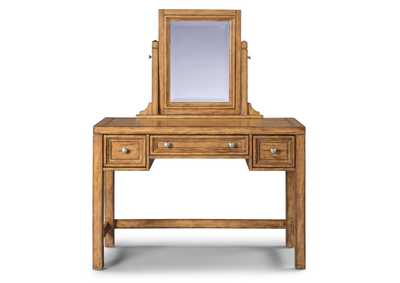 Tuscon Brown Vanity with Mirror