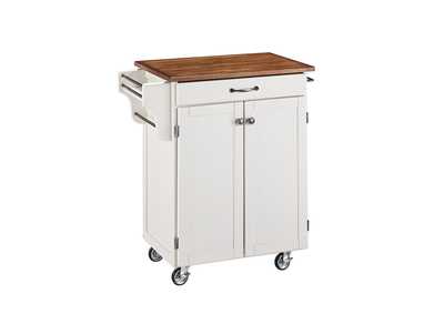 Image for Cuisine Cart Off-White Kitchen Cart