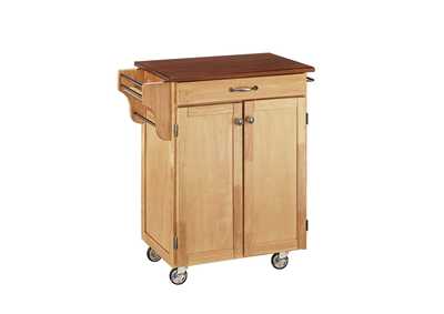 Image for Cuisine Cart Brown Kitchen Cart