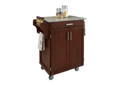 Image for Cuisine Cart Brown Kitchen Cart