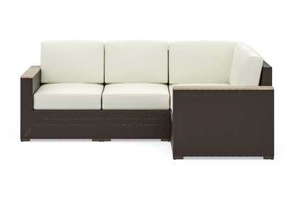 Image for Palm Springs Brown Outdoor 4 Seat Sectional