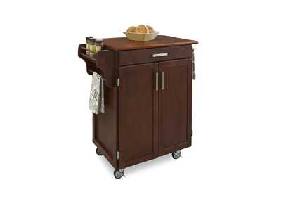 Image for Cuisine Cart Brown Kitchen Cart