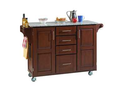 Image for Create-A-Cart Brown Kitchen Cart