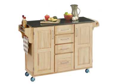 Image for Create-A-Cart Brown Kitchen Cart