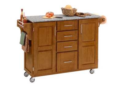 Image for Create-A-Cart Brown Kitchen Cart