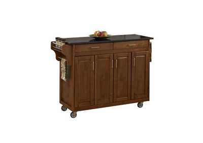 Image for Create-A-Cart Brown Kitchen Cart