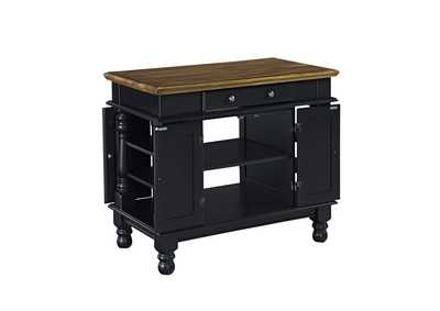 Image for Montauk Black Kitchen Island