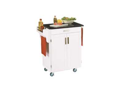 Image for Cuisine Cart Off-White Kitchen Cart