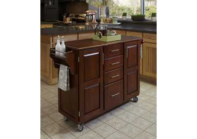 Image for Create-A-Cart Brown Kitchen Cart