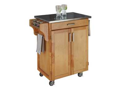 Image for Cuisine Cart Brown Kitchen Cart