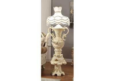 Antique White & Gold 40" Lamp