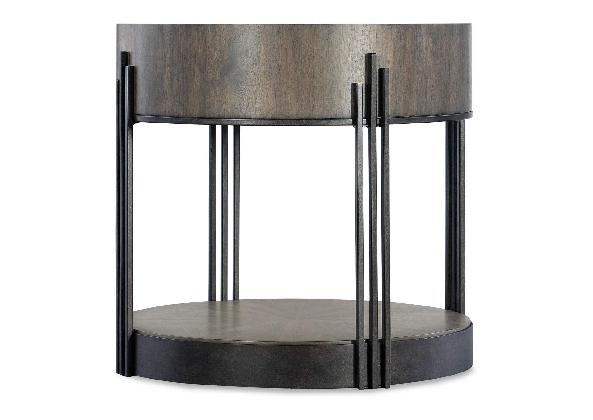 Commerce and Market Skyline Side Table,Hooker Furniture