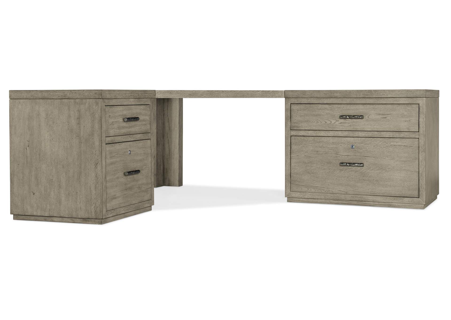 Linville Falls Corner Desk With File and Lateral File,Hooker Furniture