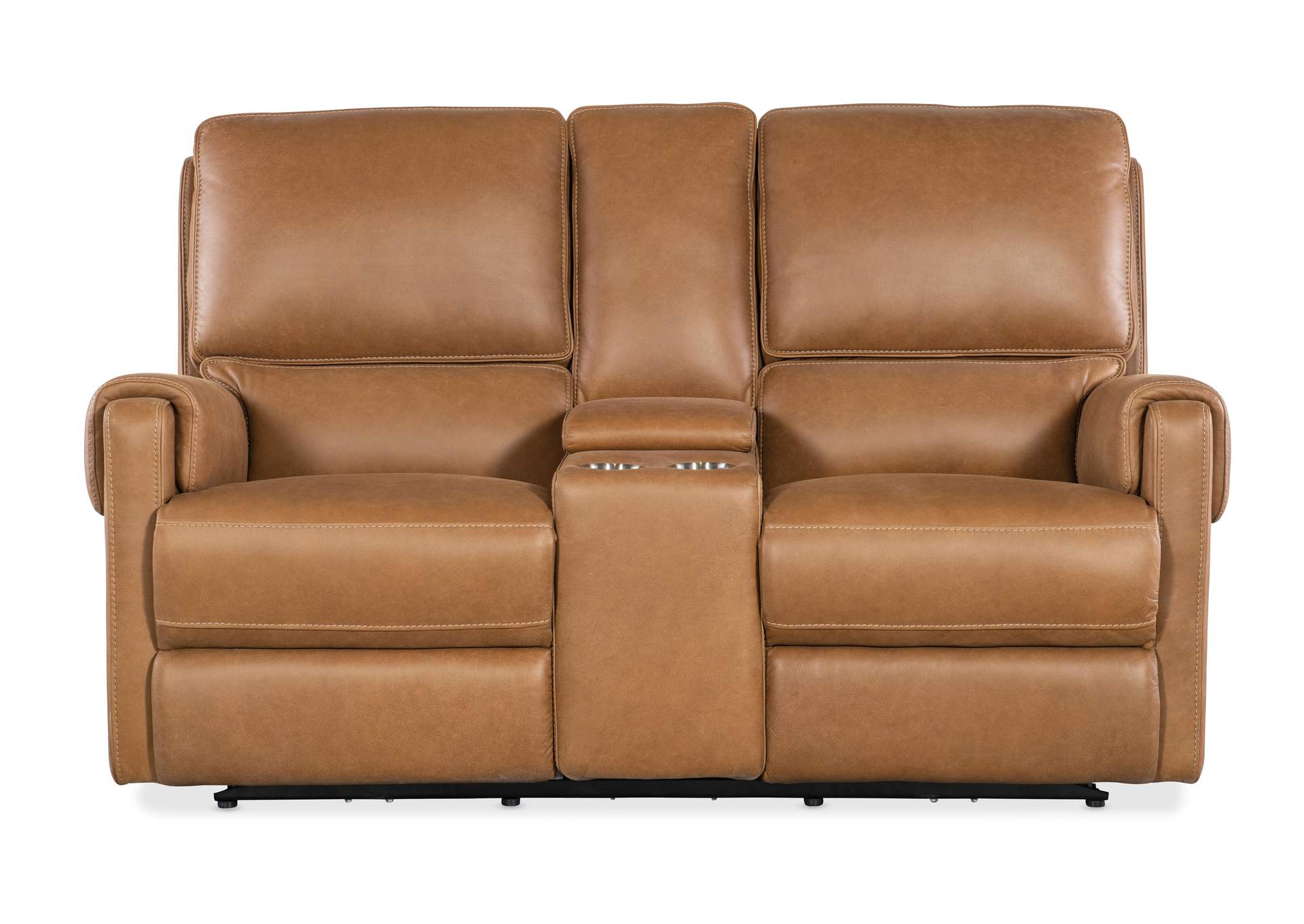 Somers Power Console Loveseat W - Power Headrest,Hooker Furniture