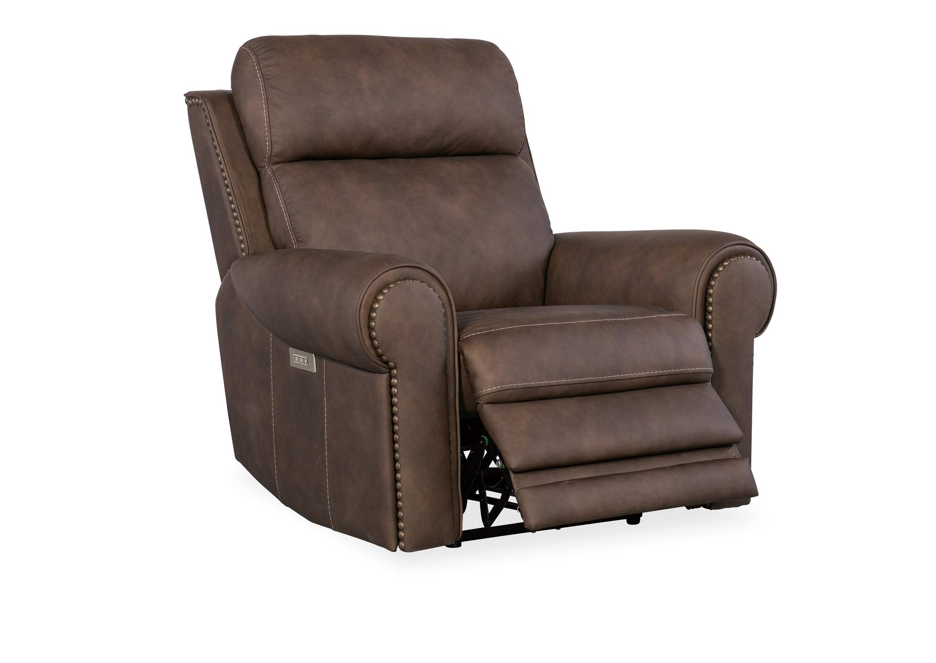Duncan Power Recliner W - Power Headrest & Lumbar,Hooker Furniture