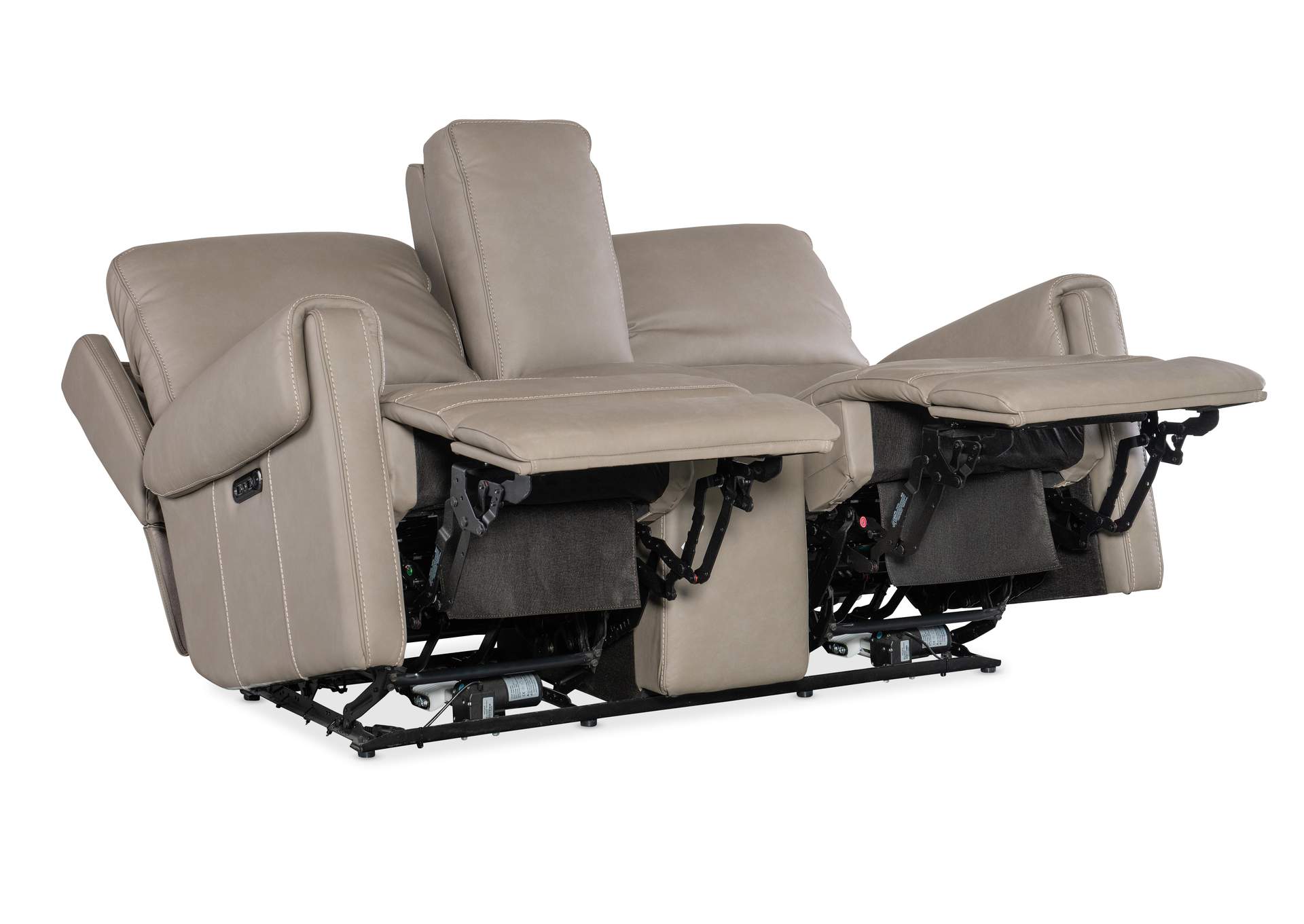 Somers Power Console Loveseat W - Power Headrest,Hooker Furniture