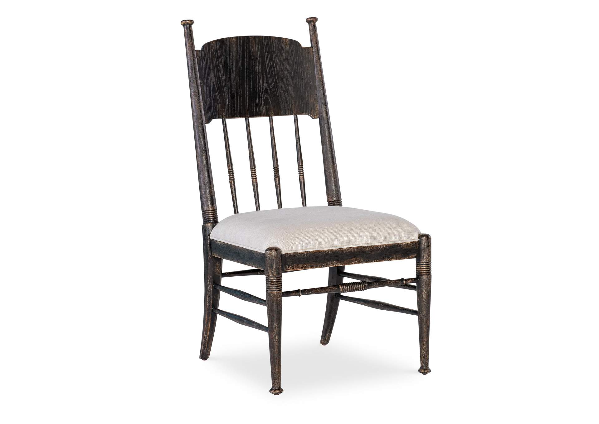 Americana Upholstered Seat Side Chair - 2 Per Ctn - Price Ea,Hooker Furniture