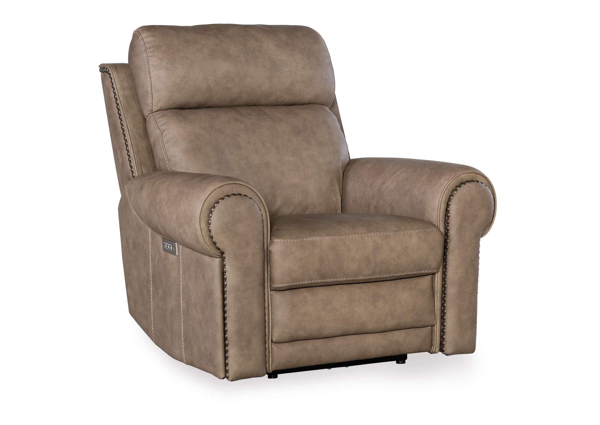 Duncan Power Recliner W - Power Headrest & Lumbar,Hooker Furniture