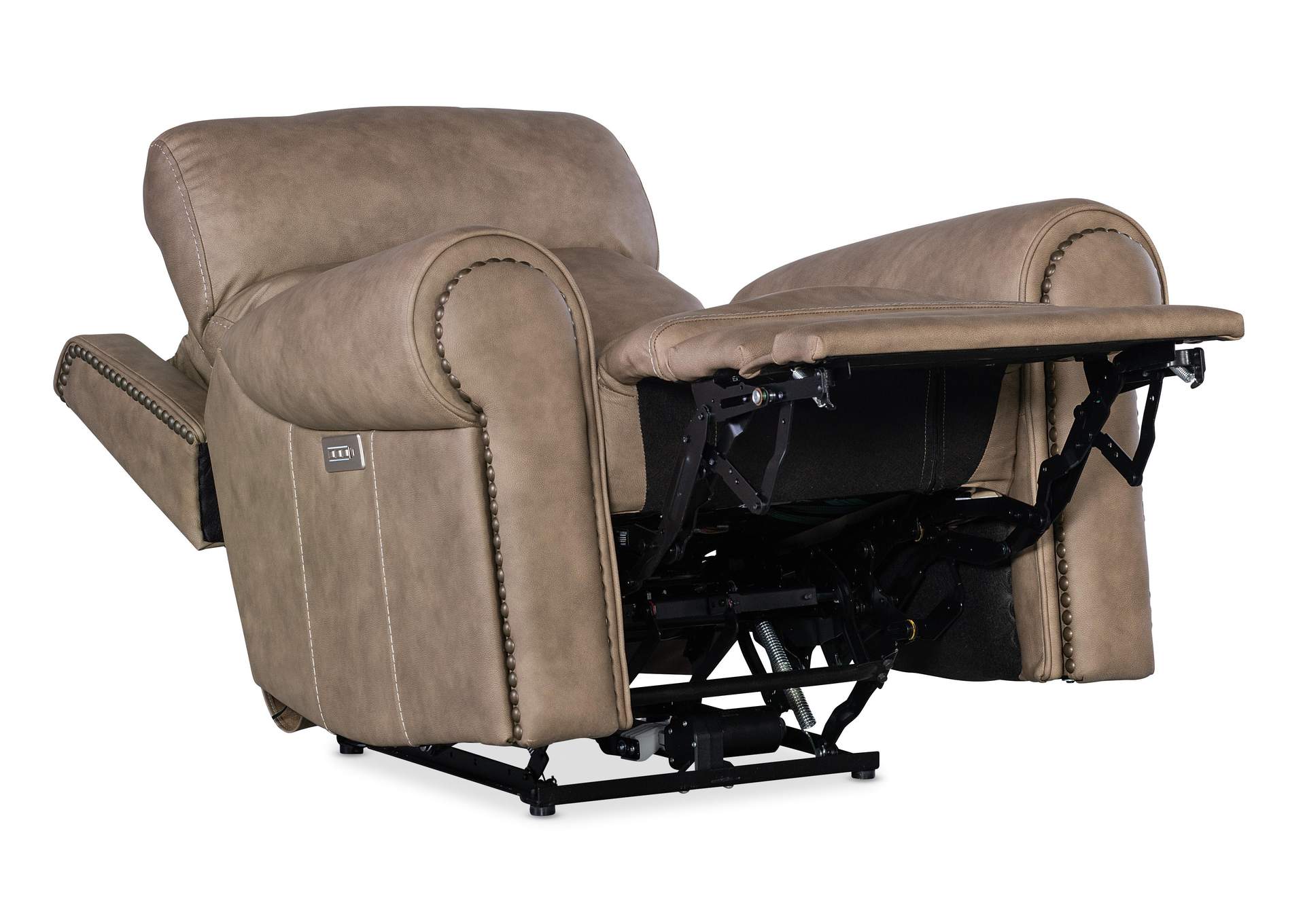 Duncan Power Recliner W - Power Headrest & Lumbar,Hooker Furniture