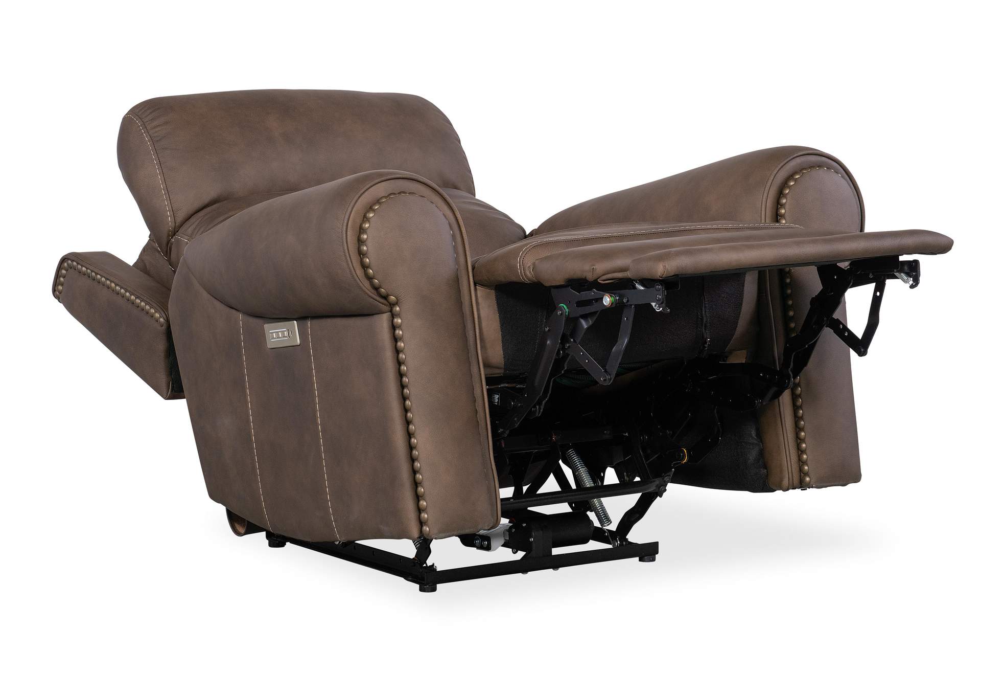 Duncan Power Recliner W - Power Headrest & Lumbar,Hooker Furniture