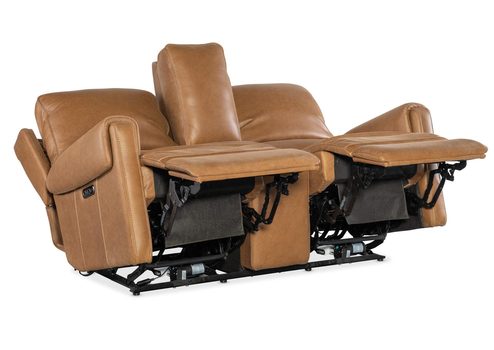 Somers Power Console Loveseat W - Power Headrest,Hooker Furniture
