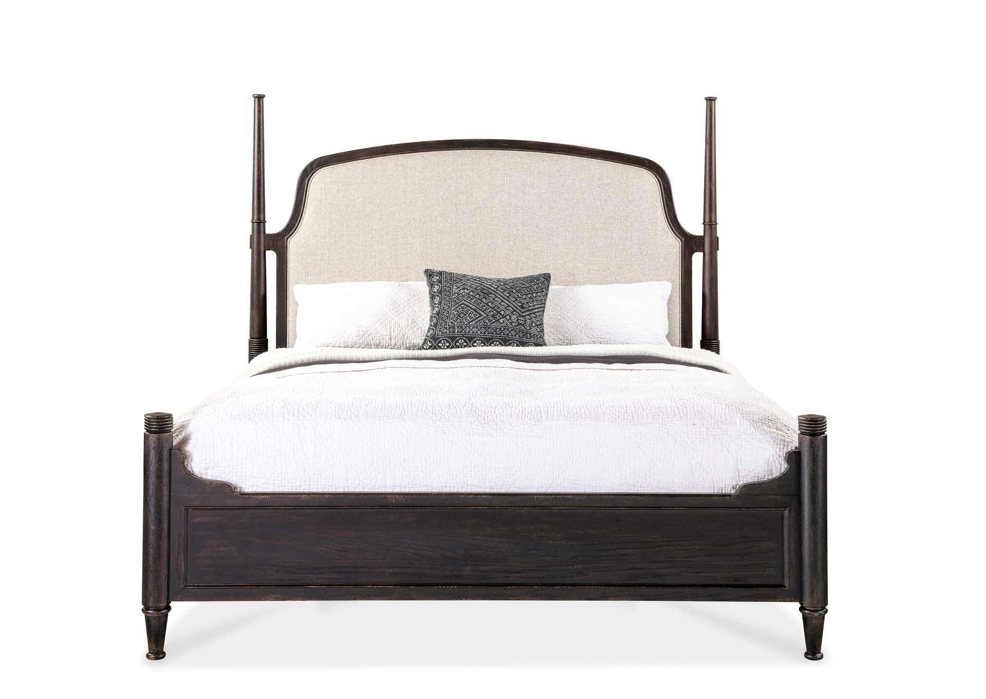 Americana King Upholstered Poster Bed,Hooker Furniture