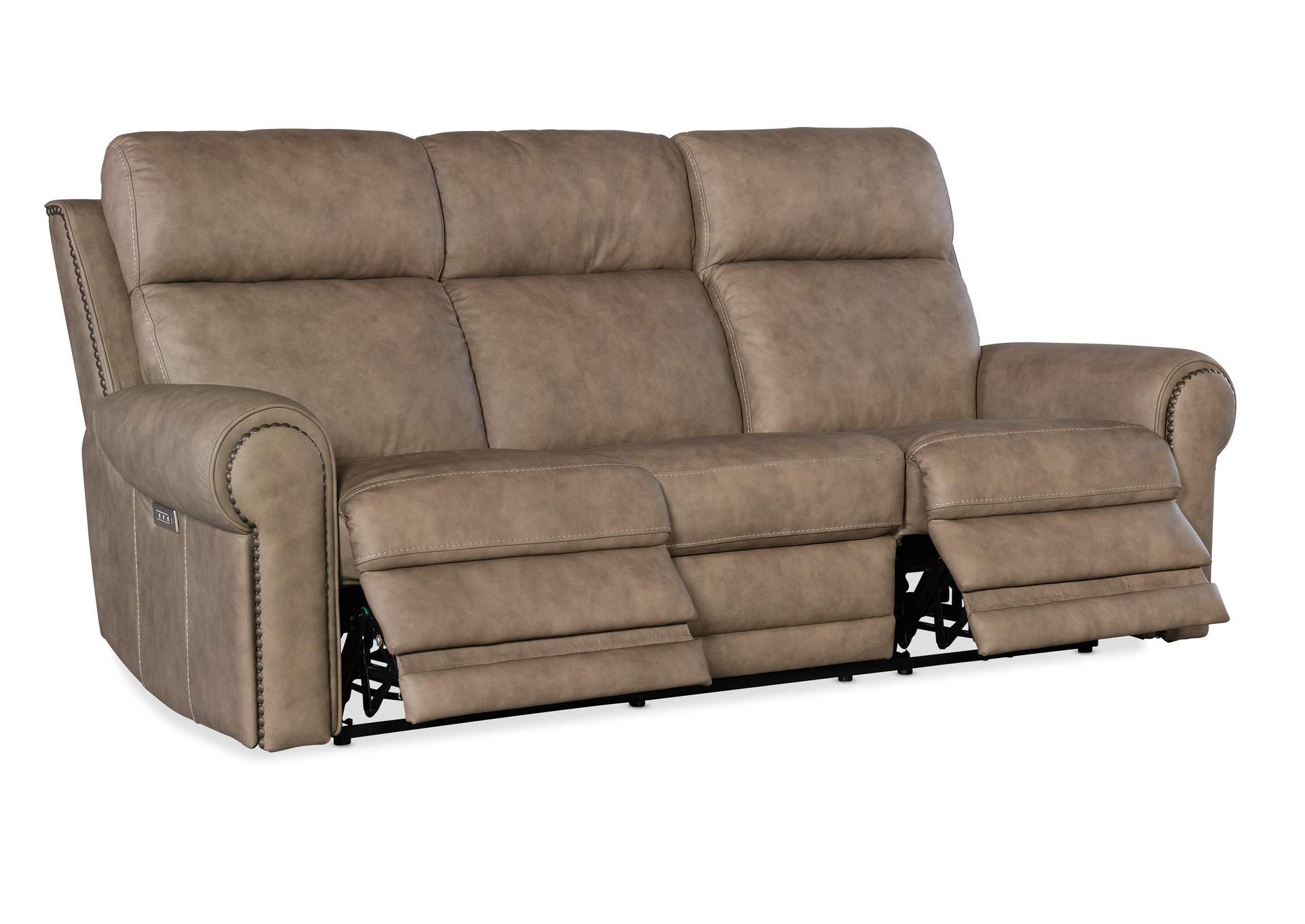 Duncan Power Sofa W - Power Headrest & Lumbar,Hooker Furniture