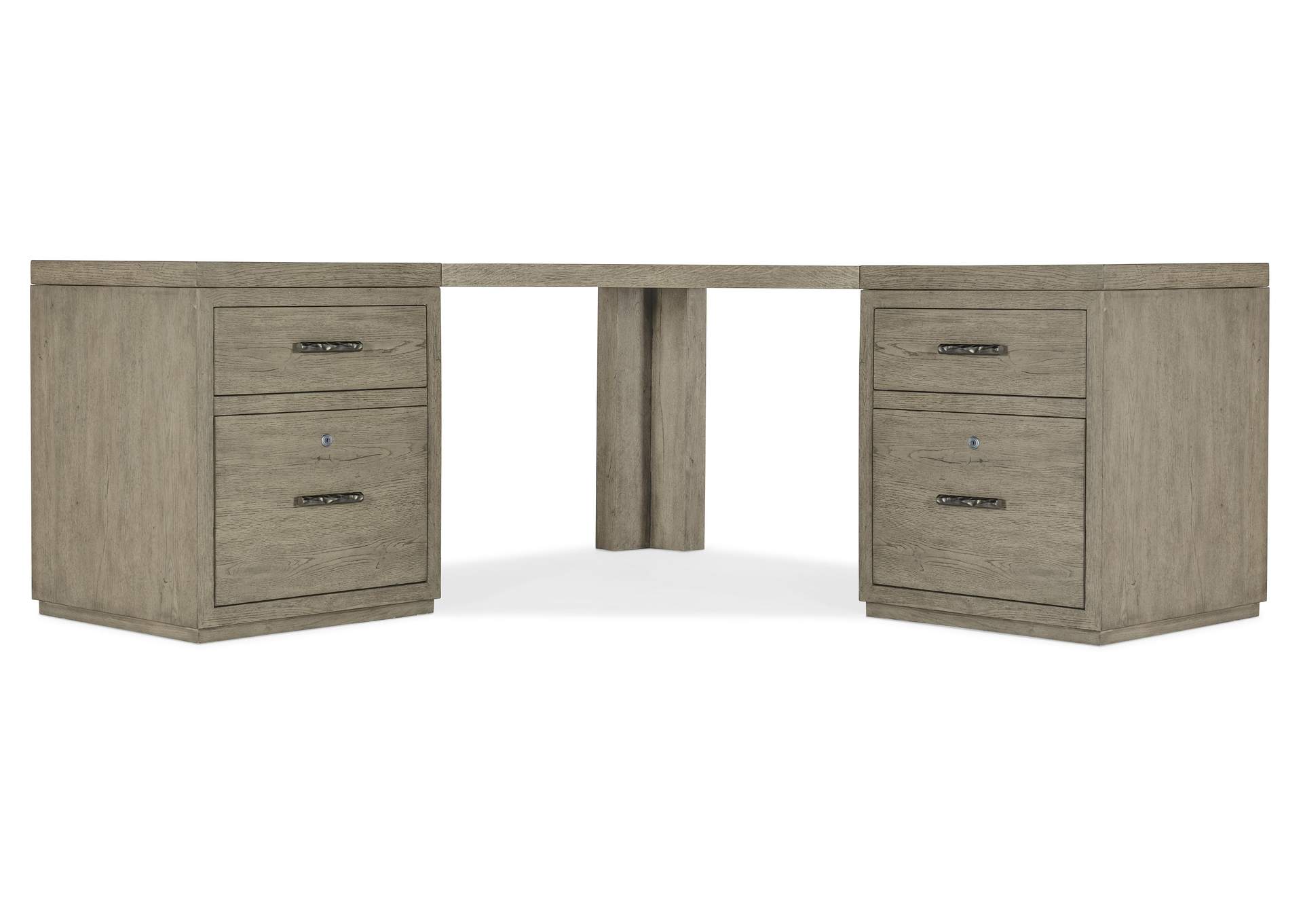 Linville Falls Corner Desk With Two Files,Hooker Furniture