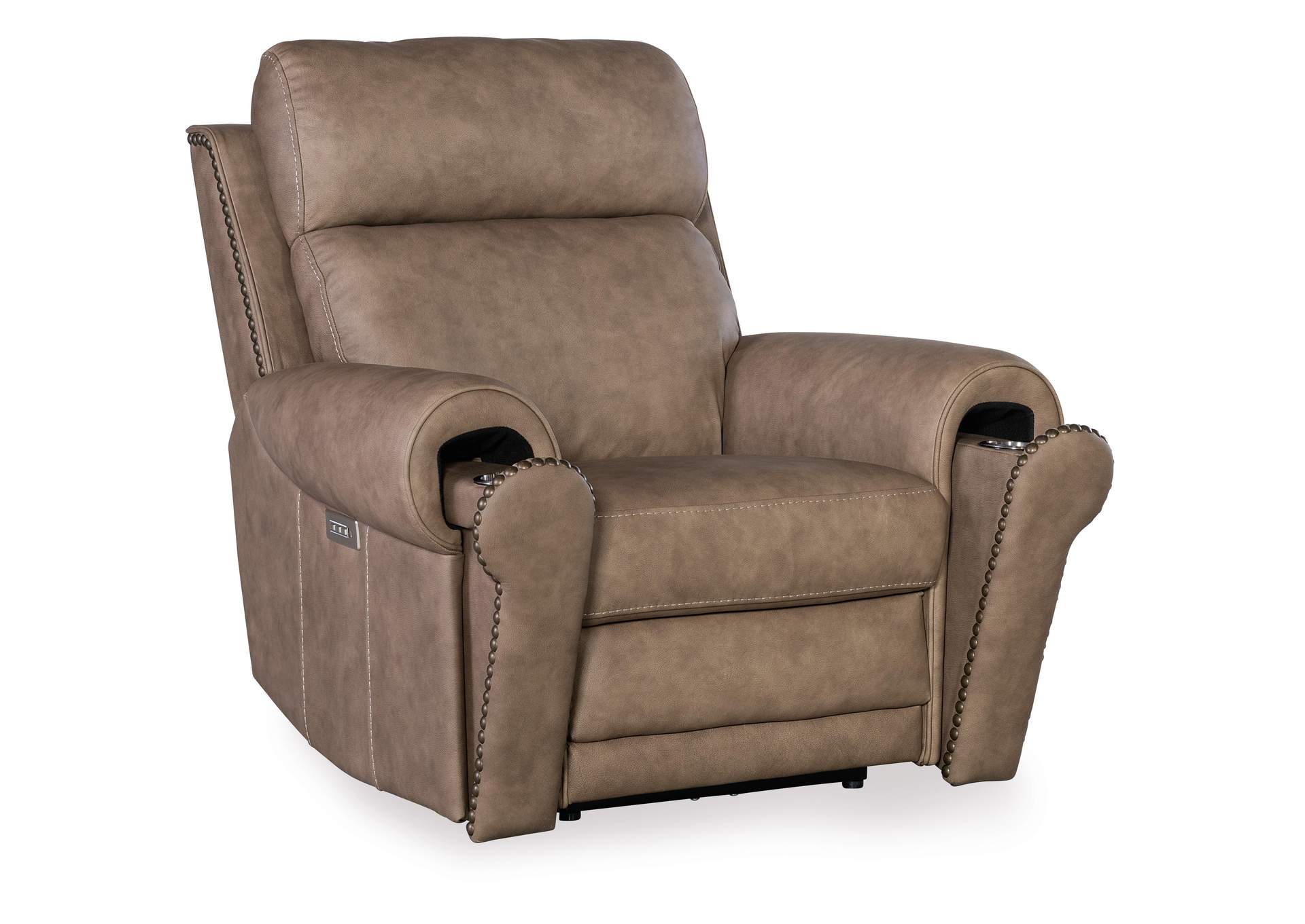 Duncan Power Recliner W - Power Headrest & Lumbar,Hooker Furniture