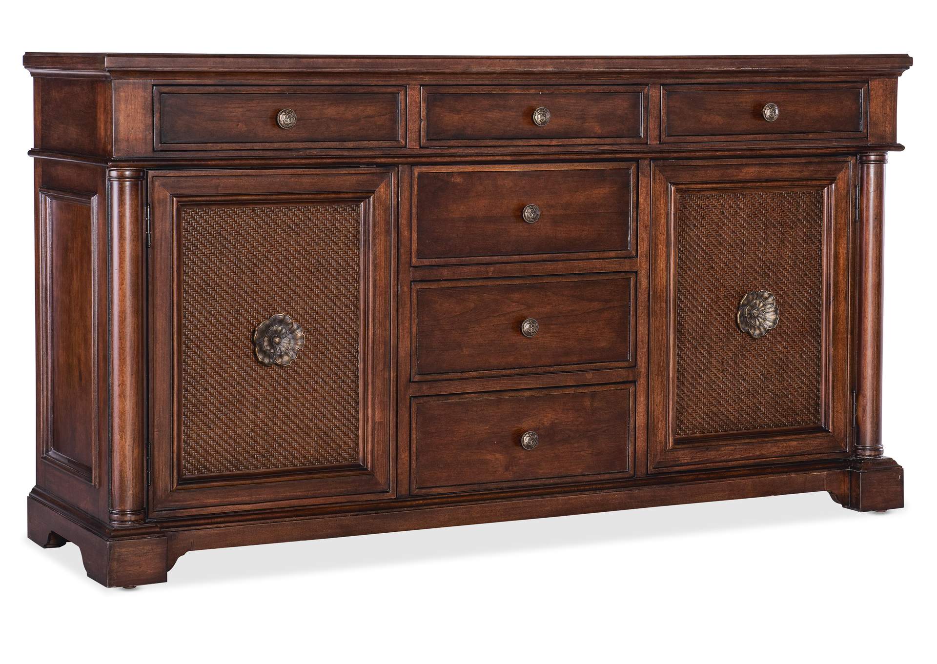 Charleston Two Door - Six Drawer Buffet,Hooker Furniture