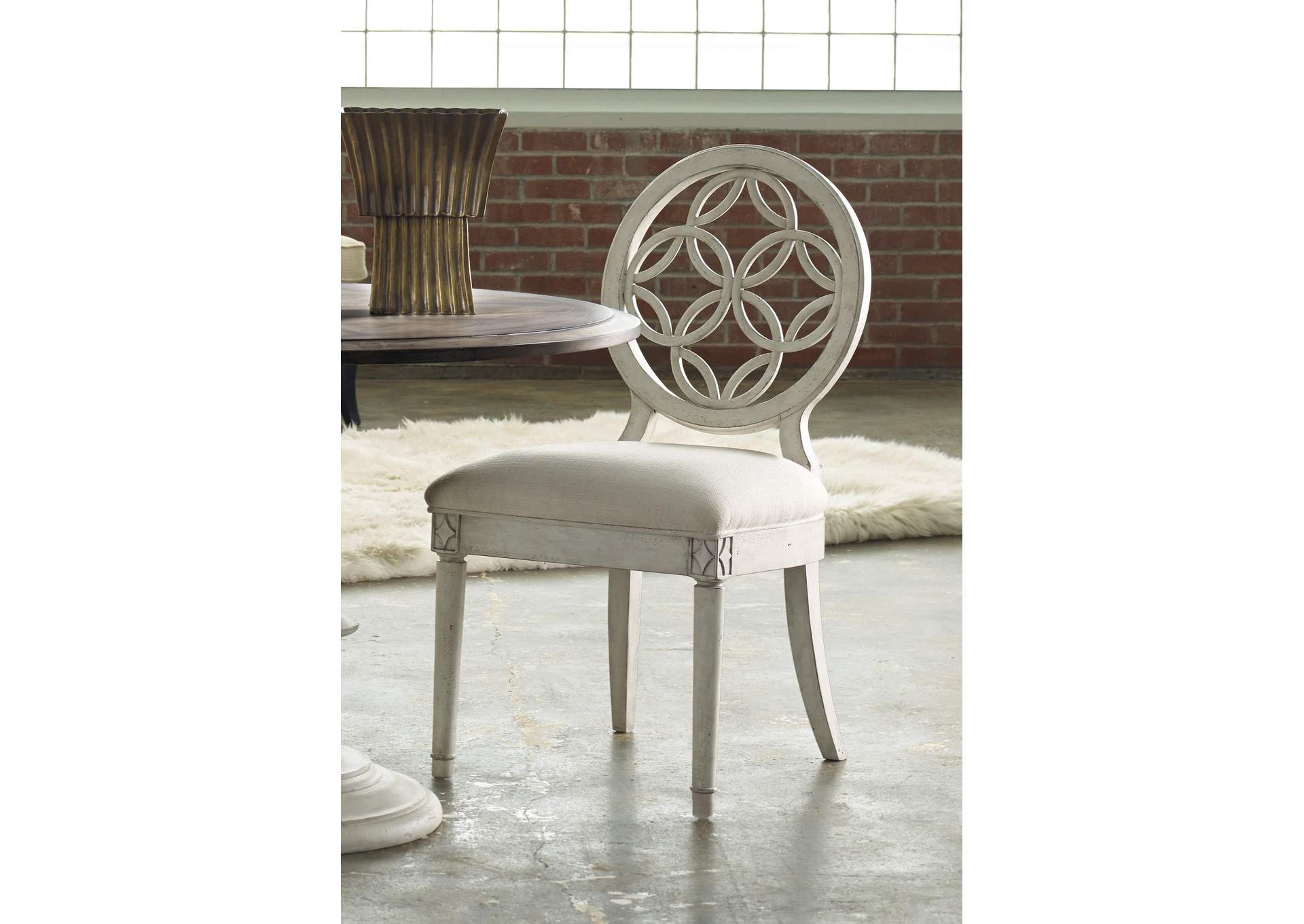 Melange Brynlee Side Chair - 2 Per Carton - Price Ea,Hooker Furniture