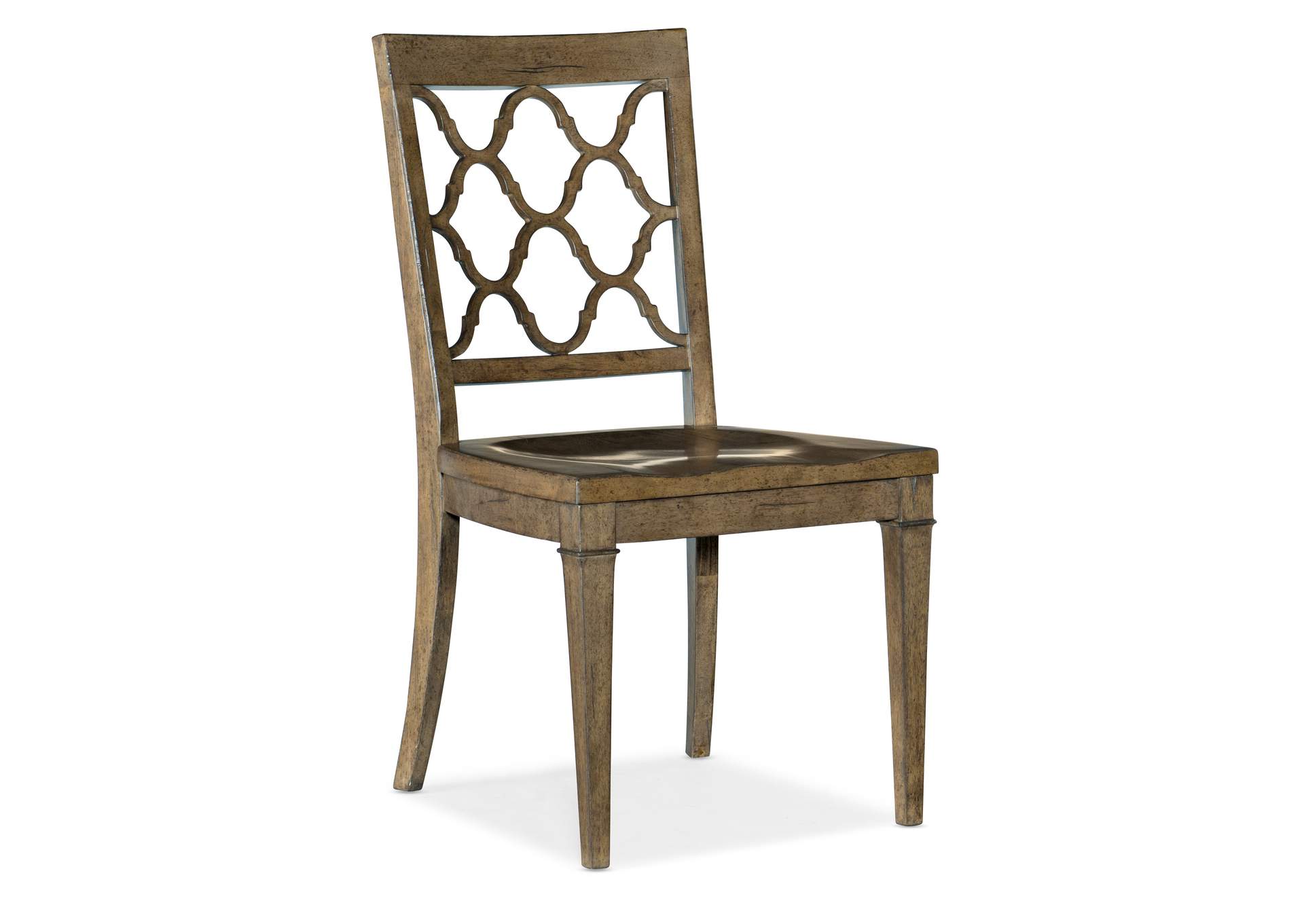 Montebello Wood Seat Side Chair,Hooker Furniture