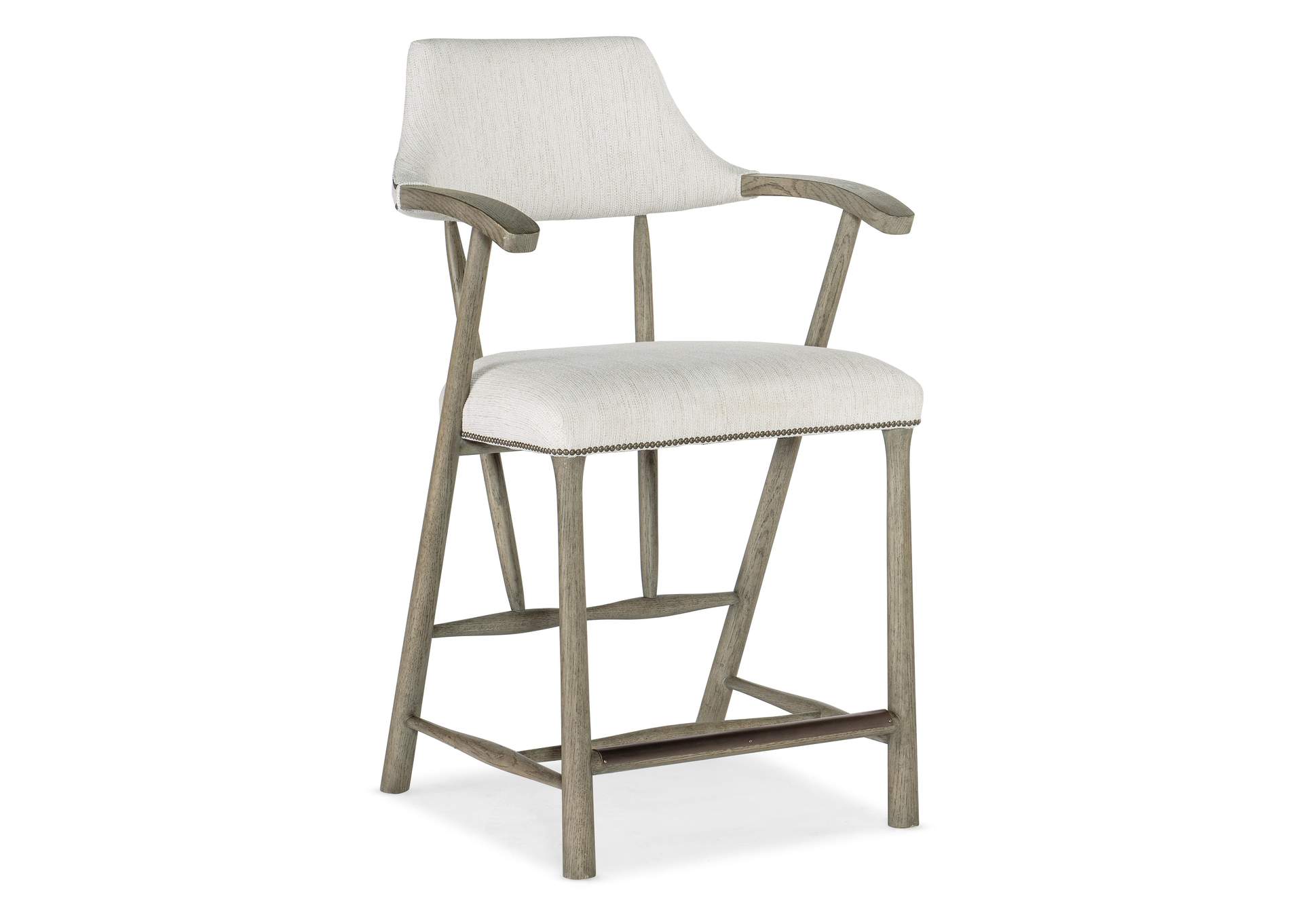 Linville Falls Stack Rock Counter Stool,Hooker Furniture