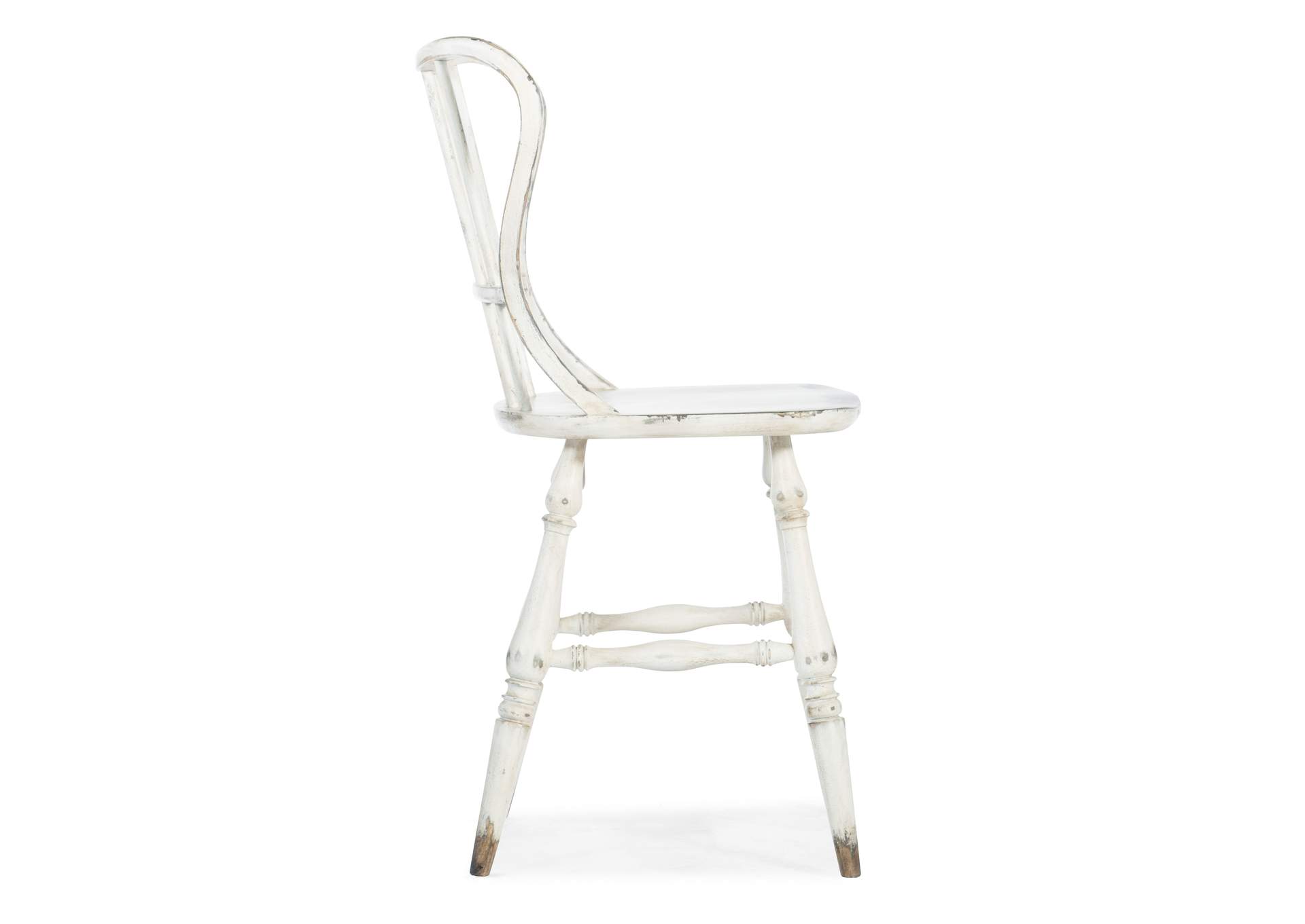Ciao Bella Spindle Back Counter Stool - White,Hooker Furniture