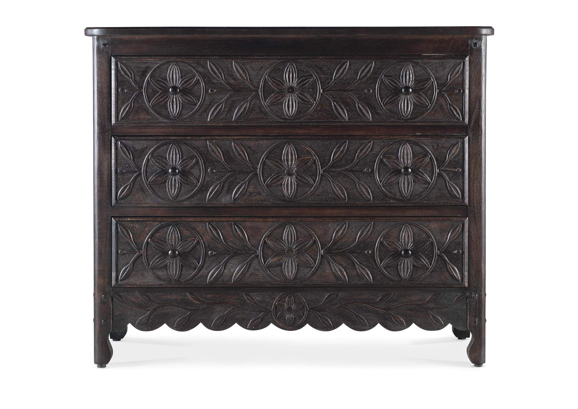 Commerce and Market Flora Three - Drawer Chest,Hooker Furniture