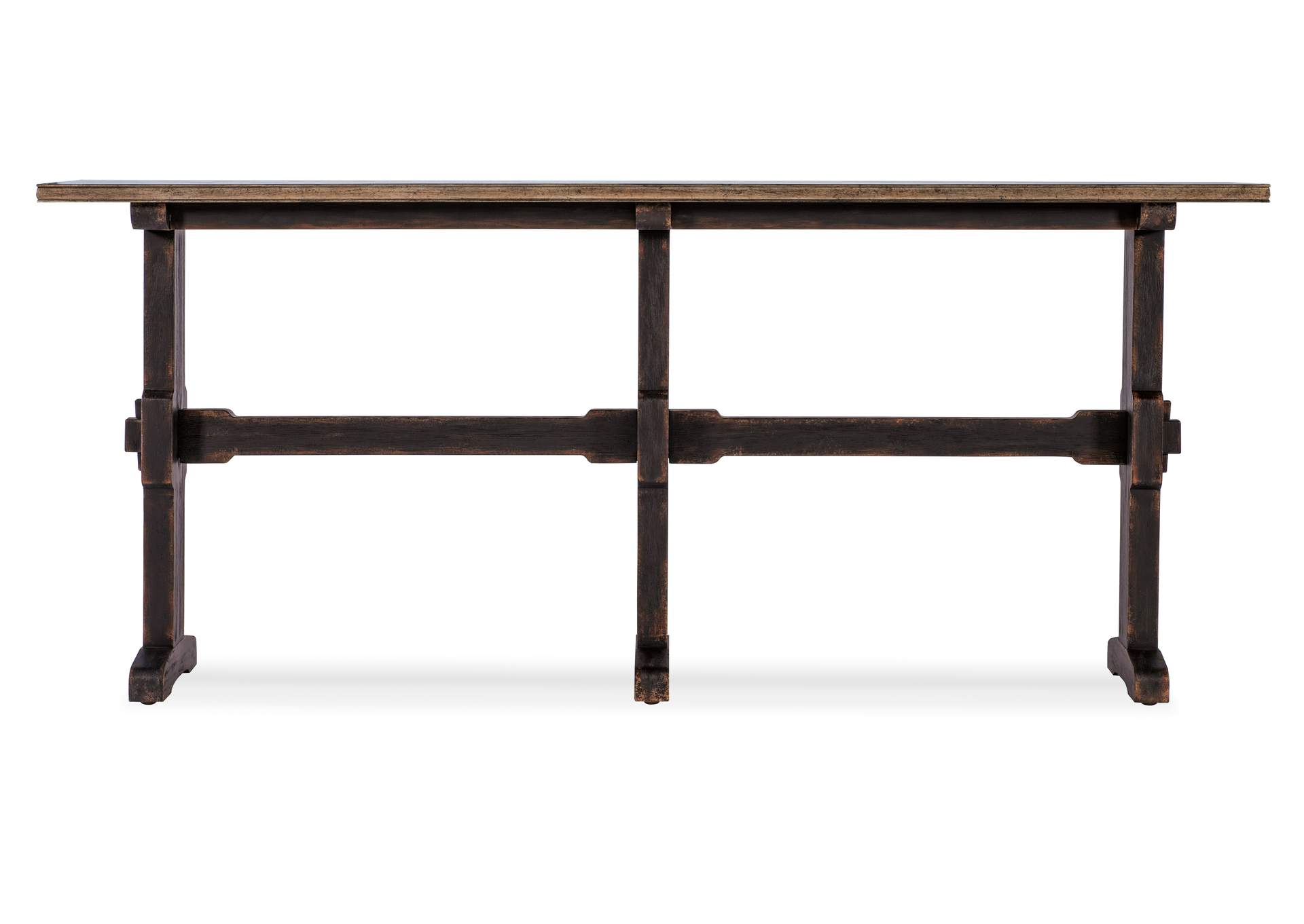 Americana Trestle Console Table,Hooker Furniture
