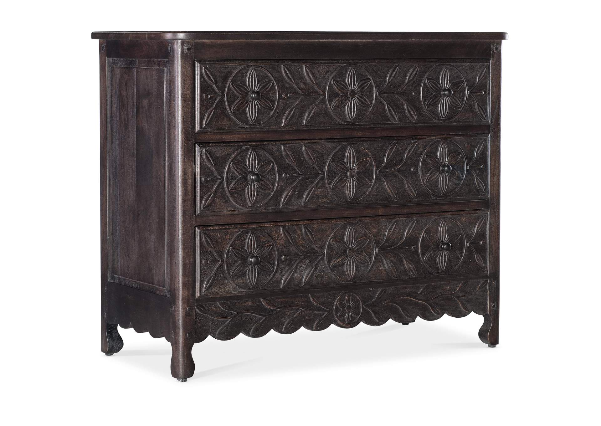 Commerce and Market Flora Three - Drawer Chest,Hooker Furniture