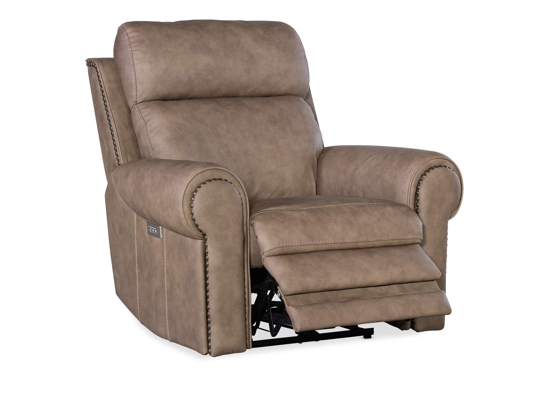 Duncan Power Recliner W - Power Headrest & Lumbar,Hooker Furniture