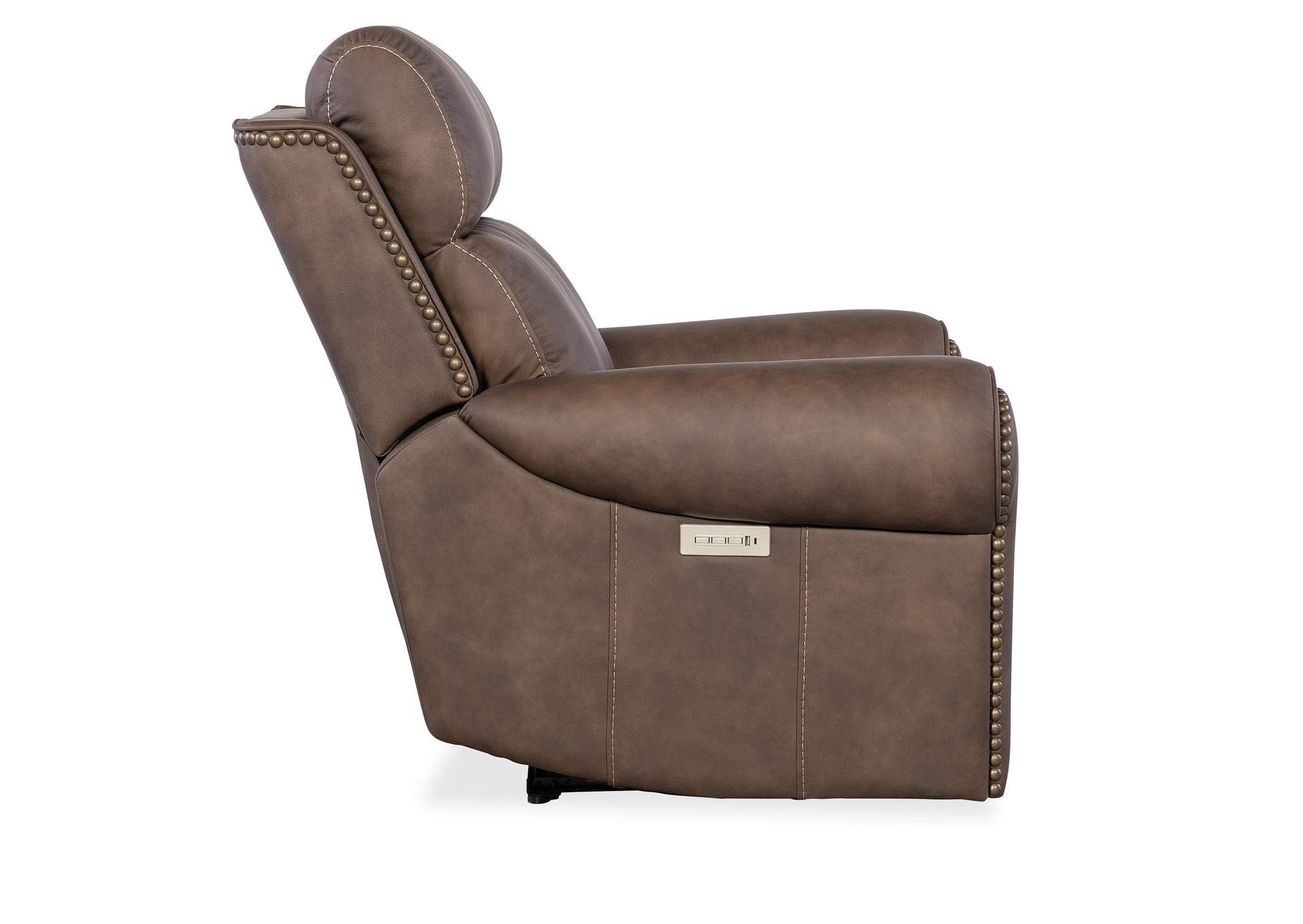 Duncan Power Recliner W - Power Headrest & Lumbar,Hooker Furniture